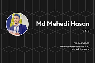 design a professional unique business card