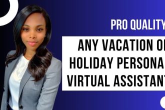 be your personal vacation virtual assistant