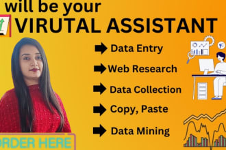 do data entry, web scraping in low price