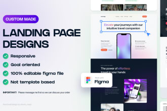 design a responsive landing page for your business