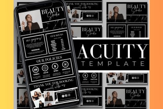 setup acuity or squarespace scheduling, square appointments, calendly, fresha