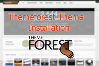 install themeforest theme for wordpress