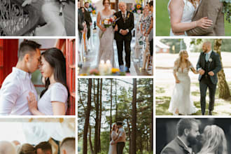 professionally edit your wedding and event photos