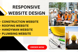 construction website plumbing website construction roofing website handyman