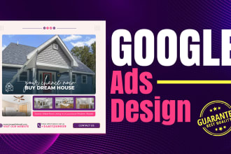 do linkedin banners, google ads instagram ads and facebook ads design