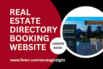 design real estate investor agent idx apartment directory booking agency website