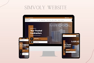 design redesign simvoly website and funnel