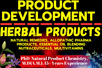 formulate effective allopathic and nutraceutical products