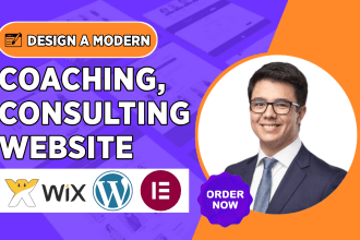 design life coaching website, consulting website, fitness coach website coaching