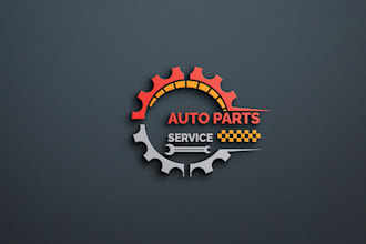 create an awesome automotive, parts, car garage, brand logo