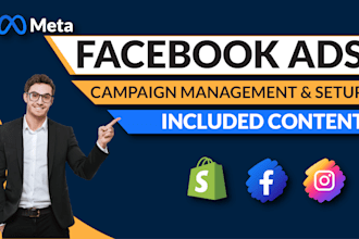 set up shopify ads,instagram ads,facebook,google ads campaign,shopify marketing