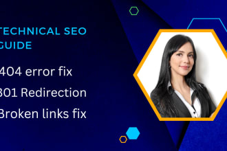 fix broken links and 404 error with 301 redirection
