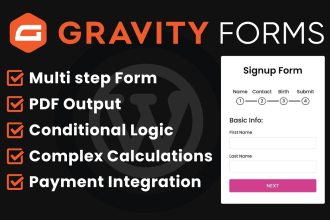 create multi step gravity forms with conditional logic and PDF output