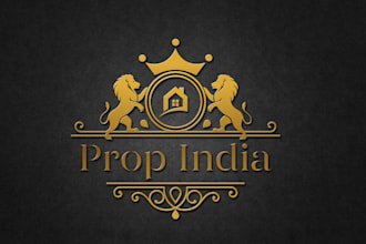 create trendy crown, jewelry, lawyer minimalist logo