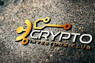 give attractive logo about technology crypto security and tech