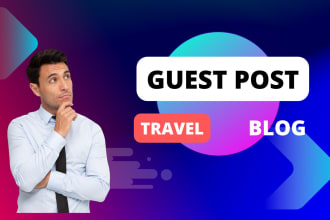 do a guest post on a travel blog with do follow backlink