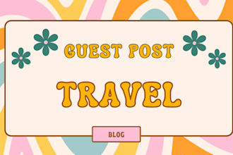 write and publish a guest post on a travel blog