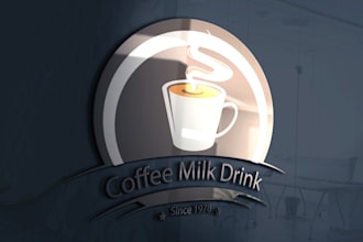 do high quality restaurant food drink pizza café coffee logo