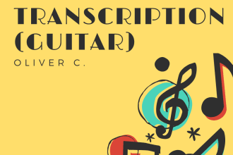 transcript music into guitar tabs with high accuracy