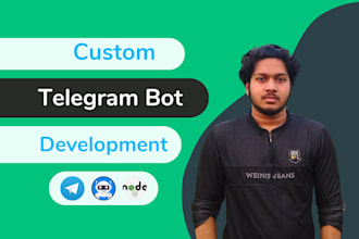 create a custom telegram bot using nodejs