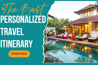 create your personalized travel itinerary