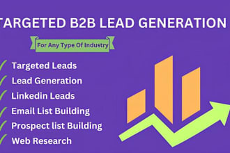 do b2b targeted lead generation and email list building