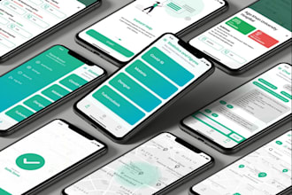 do modern ui ux design for saas dashboard, website, or mobile app in figma