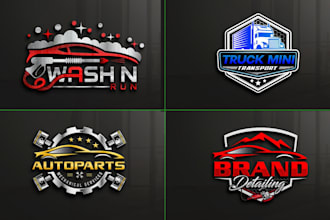 design auto dealership, car logo, car detailing, auto repair and automotive