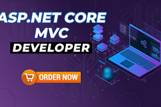 develop an asp dot net, core, c sharp, mvc and web web apps
