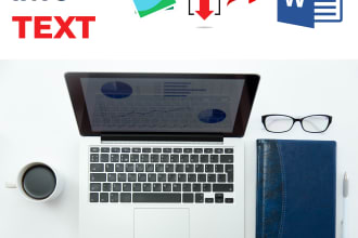 covert your pictures or scan into pure text
