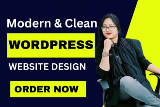 build wordpress website development, design and ecommerce website