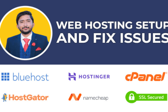fix web hosting cpanel domain dns ssl issue of godaddy namecheap bluehost