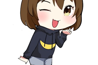 draw any character into chibi style