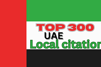 do uae, dubai local citations and directory submissions for local SEO backlinks
