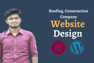 design contractor, construction, roofing, plumbing website