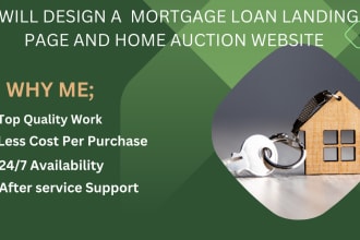 design mortgage loan, mortgage brokers wordpress  landing page