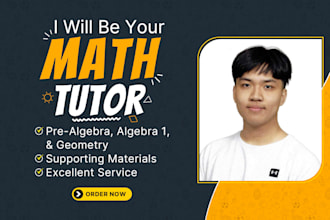 teach you pre algebra, algebra 1, and geometry