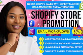 boost shopify sales with klaviyo marketing, email flows and ecommerce marketing