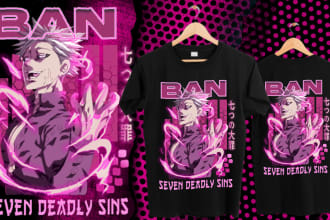 design unique anime t shirts design and custom t shirts