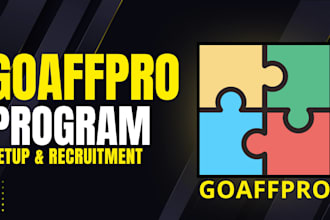 set up your goaffpro affiliate program goaffpro affiliate recruitment uppromote