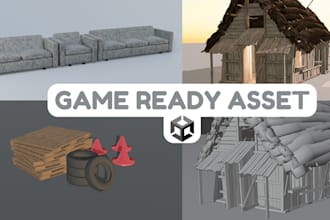 crafting game ready assets and props with lod