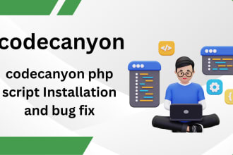 install any codecanyon php script and bug fixing