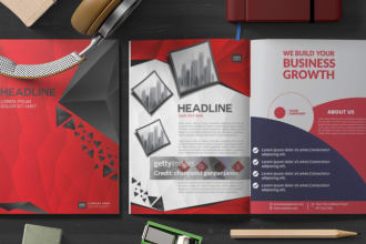 design company profile, business proposal, annual report