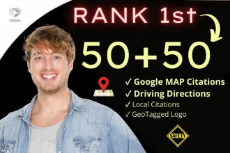 do 50 google maps and 50 directory citations for local rank