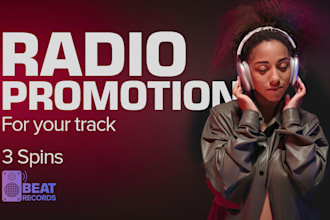 do radio promotion of your track