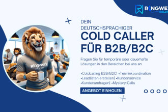 do your german b2b, b2c cold calling, telemarketing and set appointments