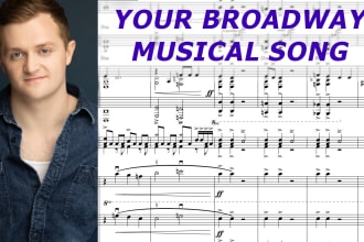 compose a musical theatre song for you