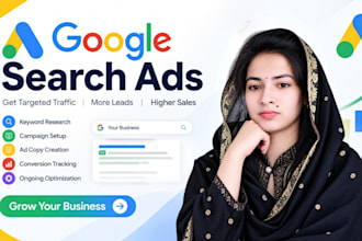 set up and optimize google search ads PPC cmapaings