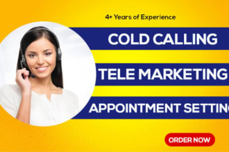 do cold calling and appointment setting