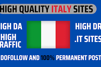 provide guest posting service with dofollow link on italy popular sites